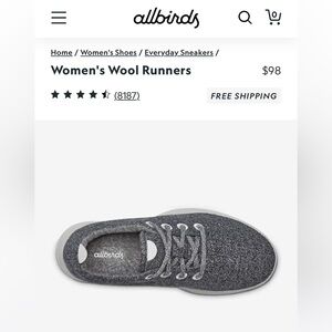 Allbirds women’s wool runners